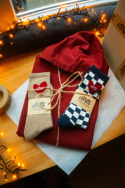 One Hoodie & Two Pairs of Socks Please