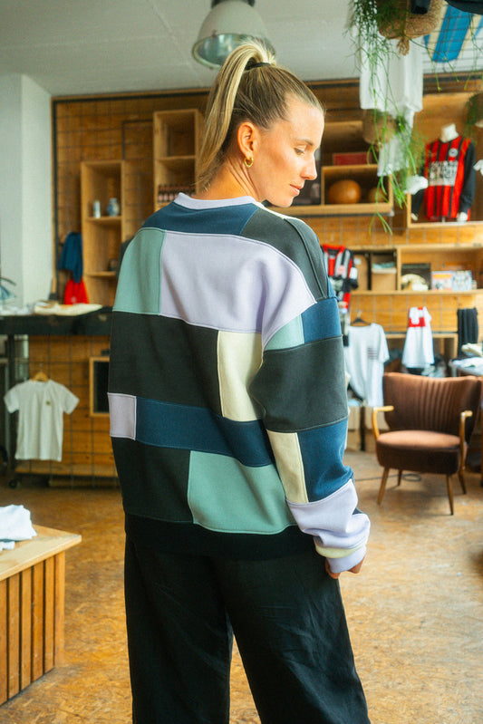 UPCYCLING Patchwork Crewneck Unisex