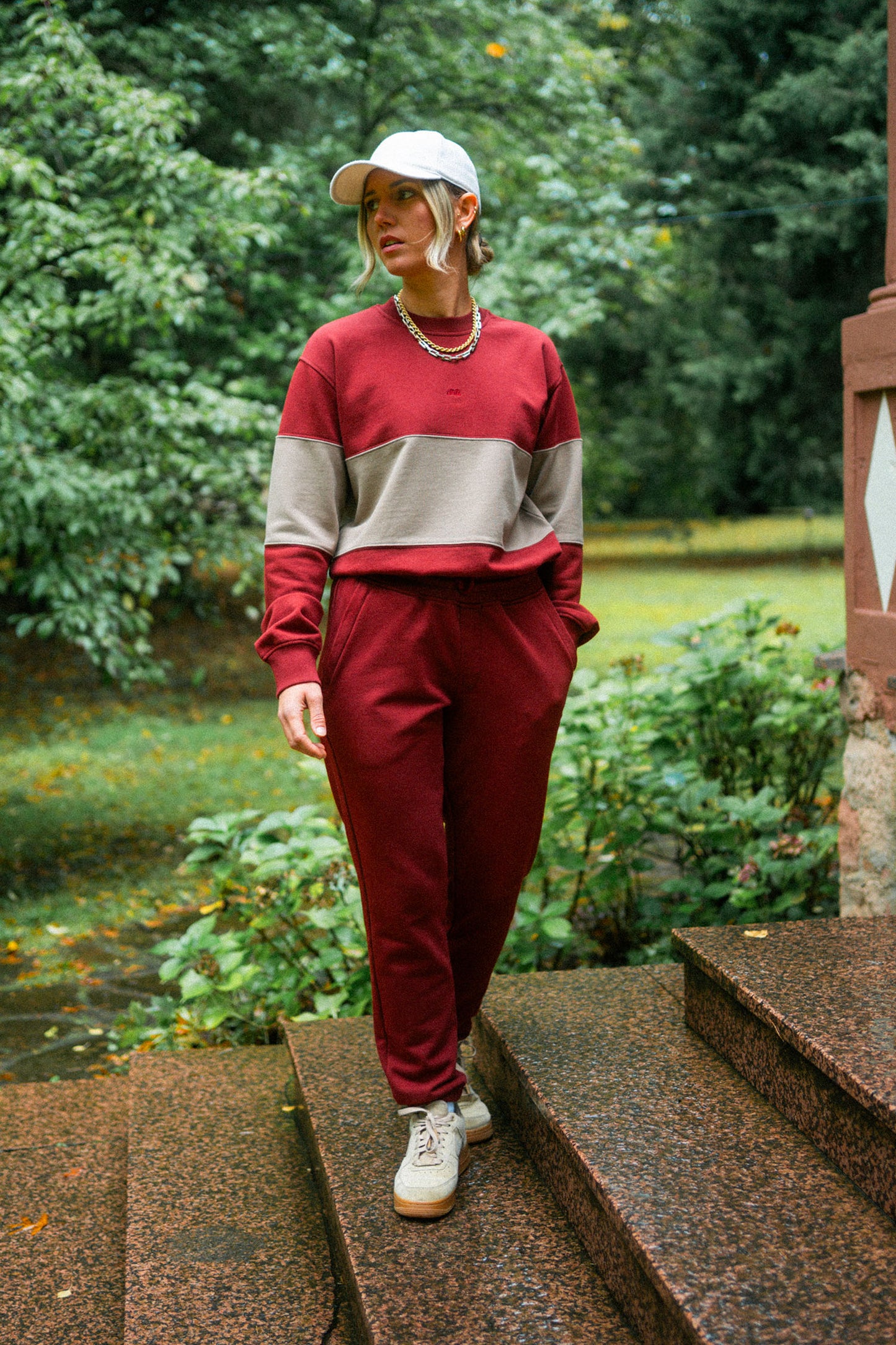 Color Block Sweat Set