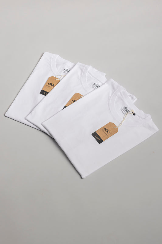 3er-Pack Premium Blank T-Shirt STANDARD 2.0, White