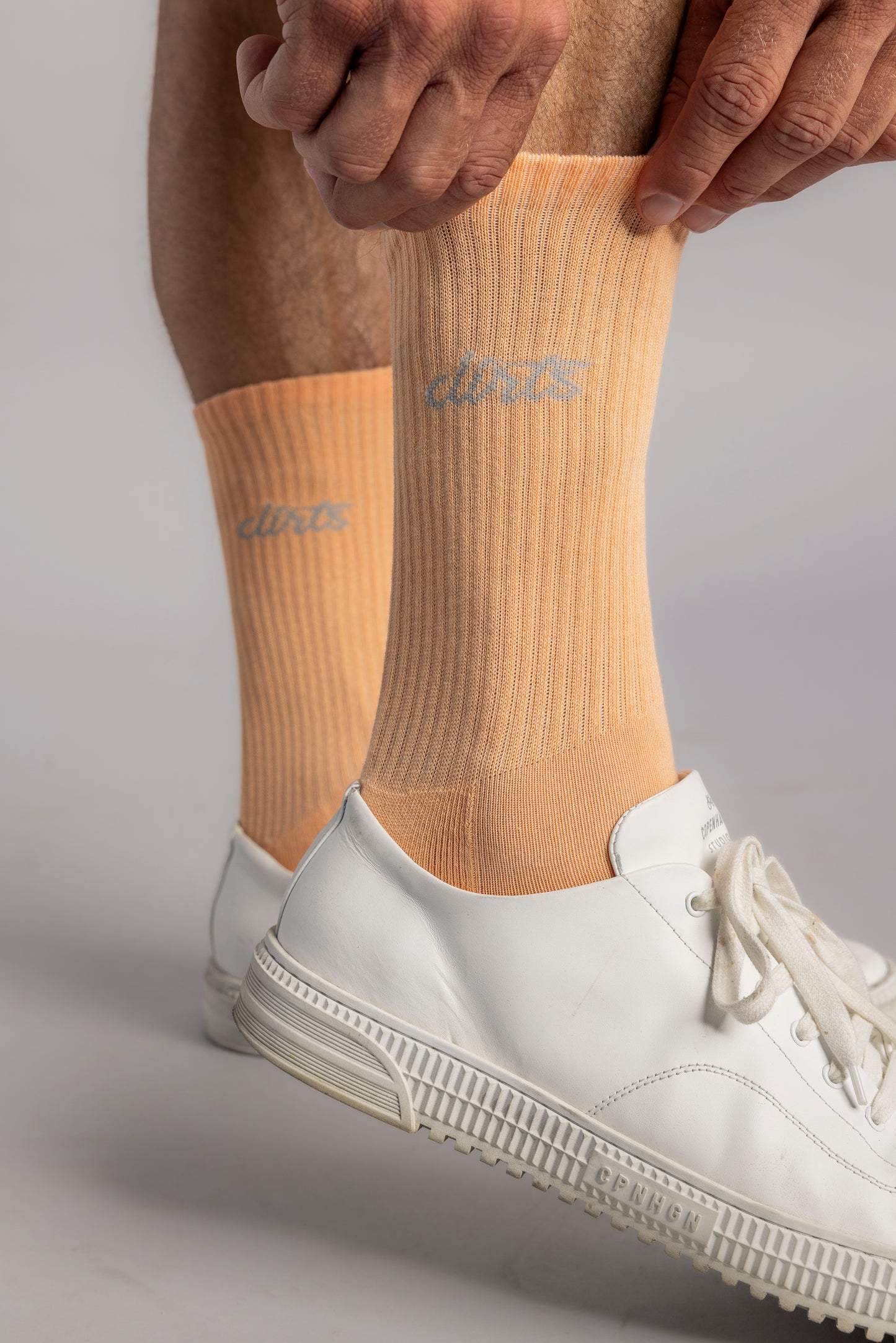 Classic Logo Socks, peach