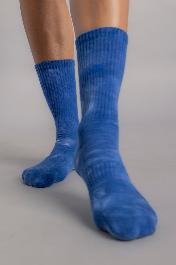 Batik Socks, Blue