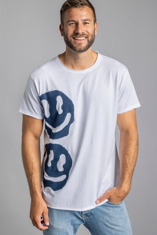 Upcycled Smiley Vintage T-Shirt