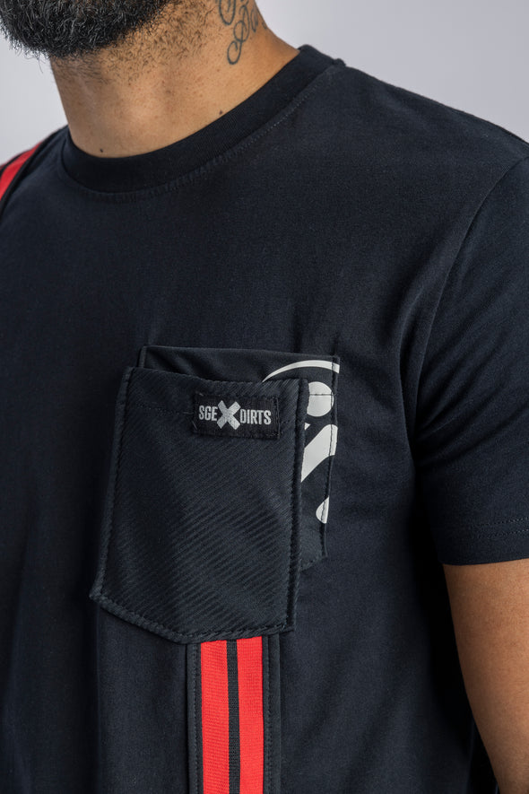 SGE X DIRTS Elements T-Shirt, Schwarz