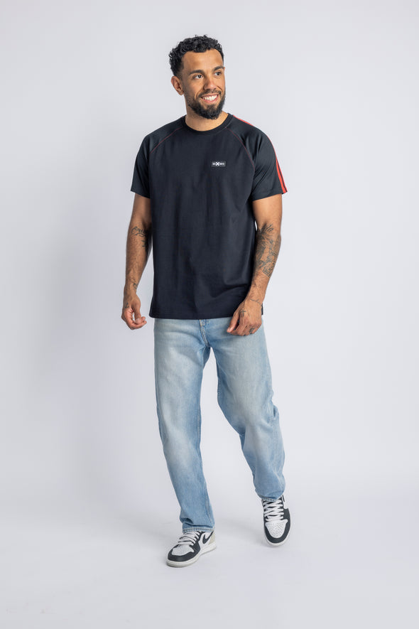 SGE X DIRTS Raglan T-Shirt, Schwarz
