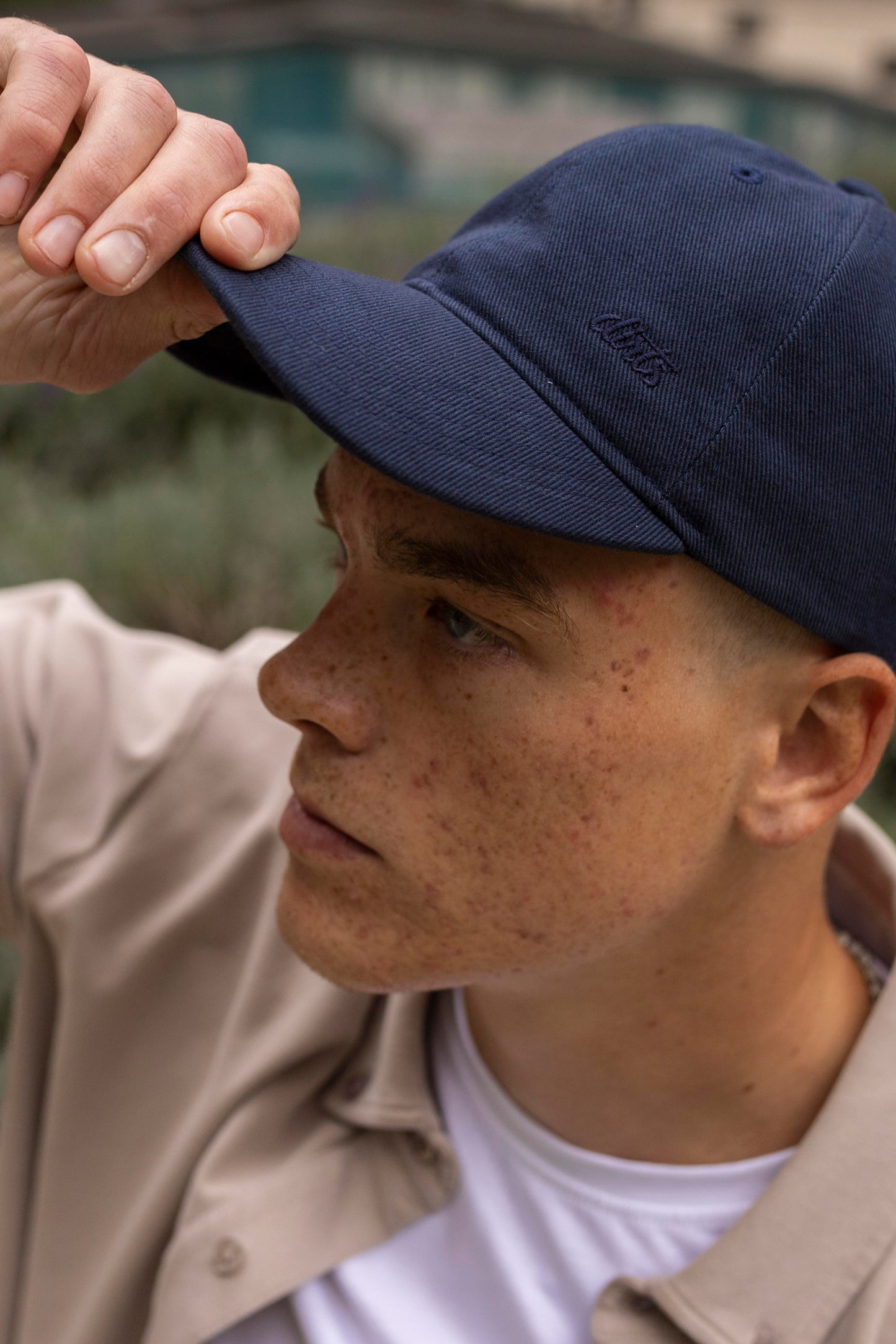 Denim Basecap, Saphir