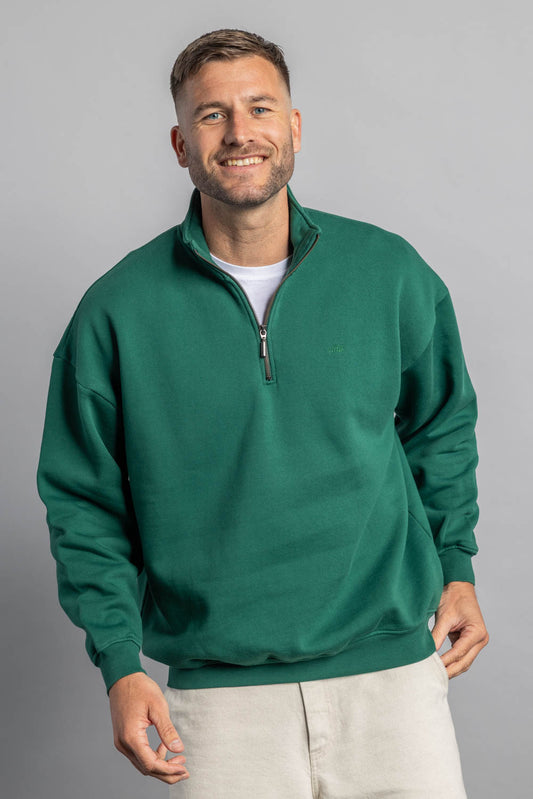 Quarter Zip Sweater Oversized