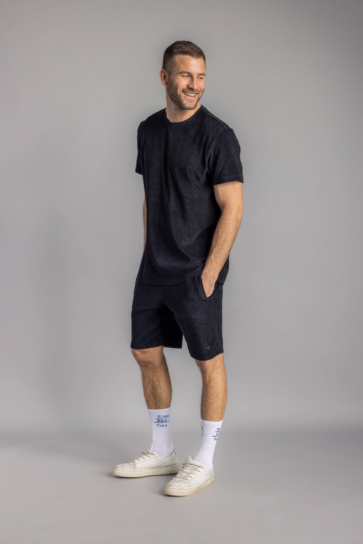 Terry T-Shirt, Black