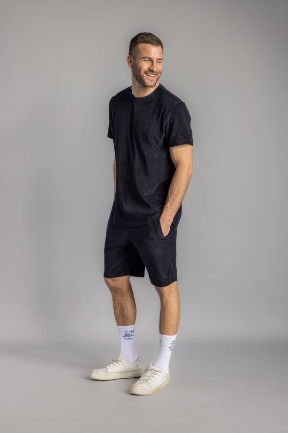 Terry T-Shirt, Black