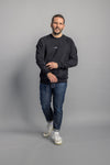Raglan Logo Sweatshirt Unisex, Schwarz