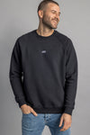 Raglan Logo Sweatshirt Unisex, Schwarz