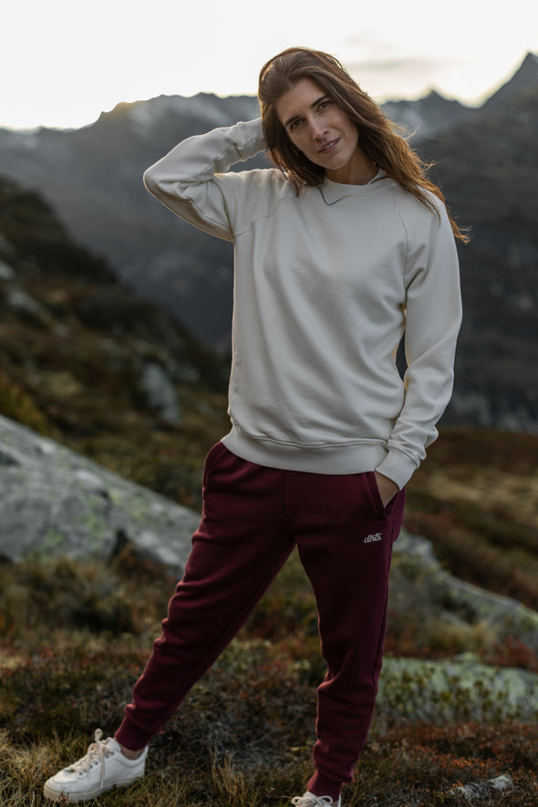 Raglan Sweatshirt Unisex, Off-White