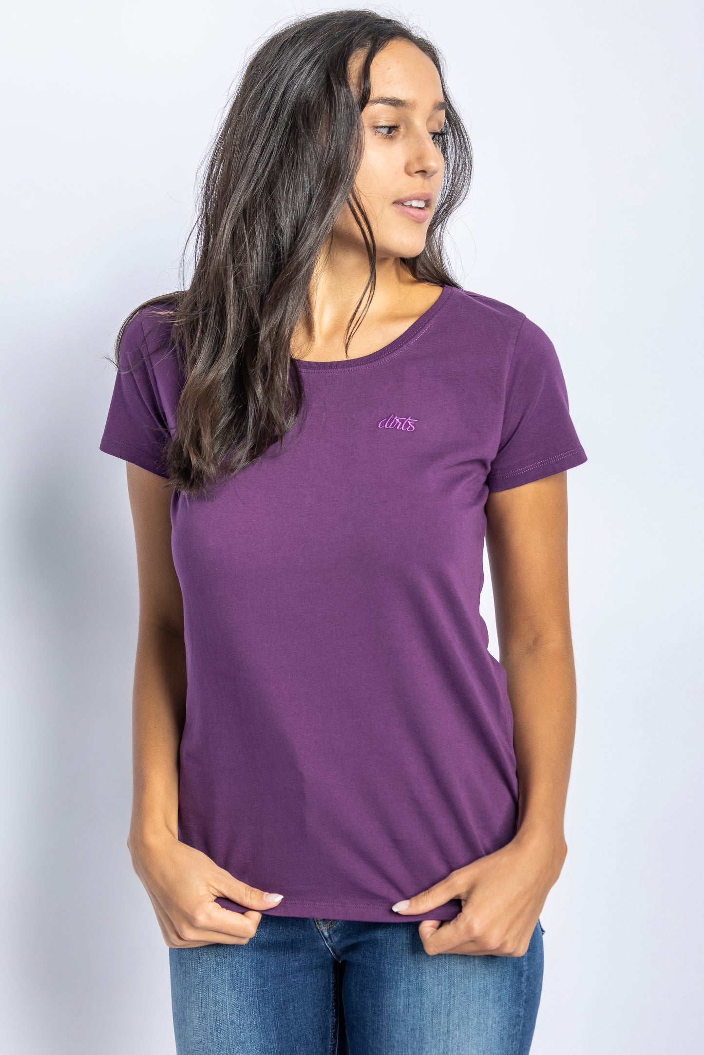 Premium Logo T-Shirt Ladies, Purple
