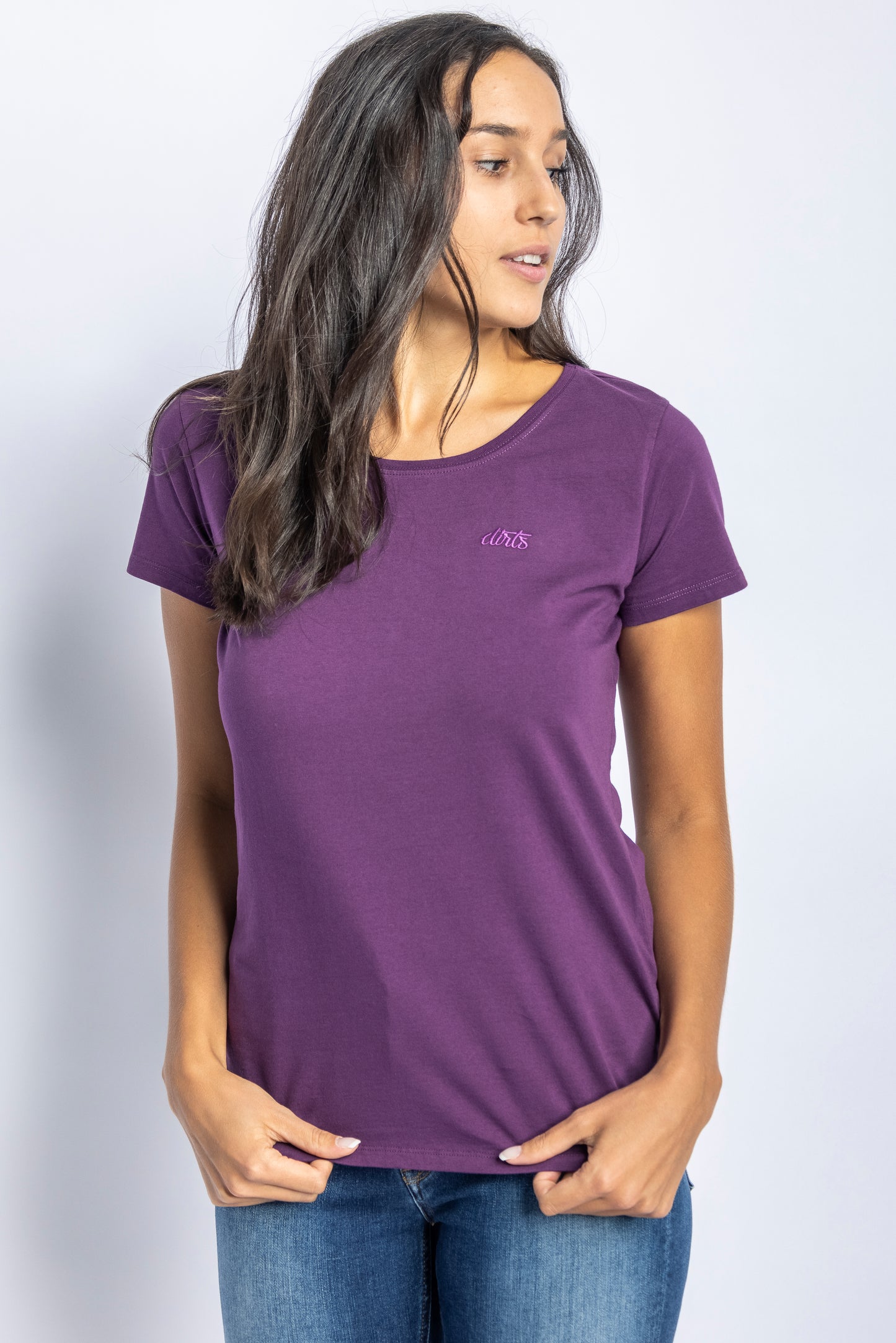 Premium Logo T-Shirt Ladies, Lila