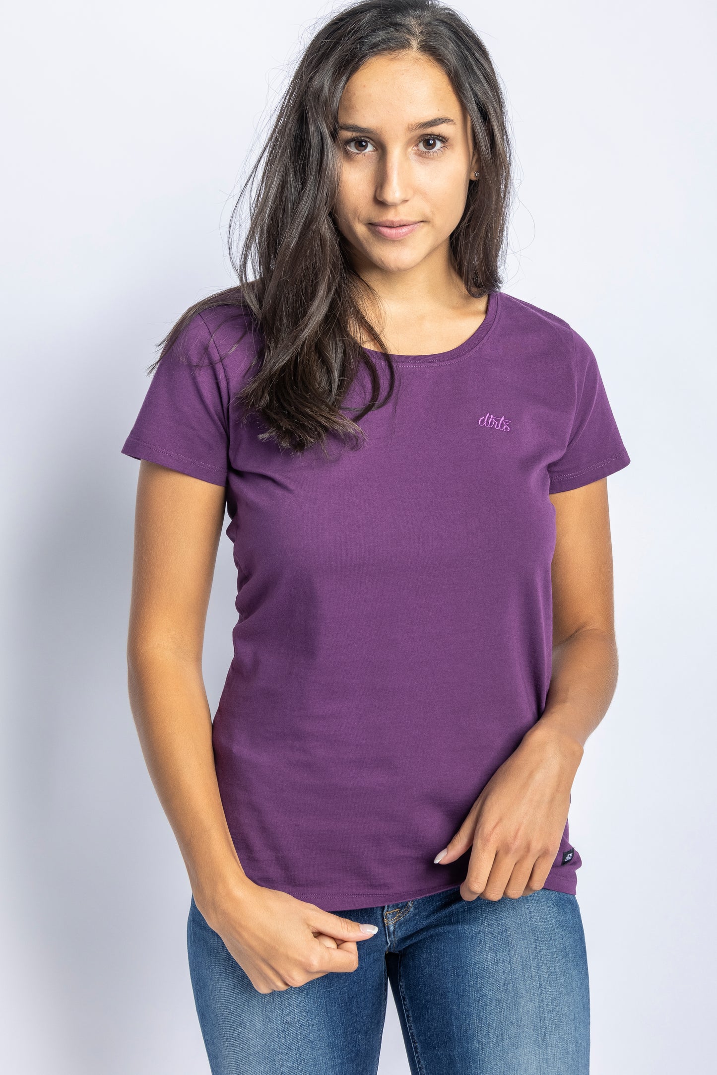 Premium Logo T-Shirt Ladies, Lila