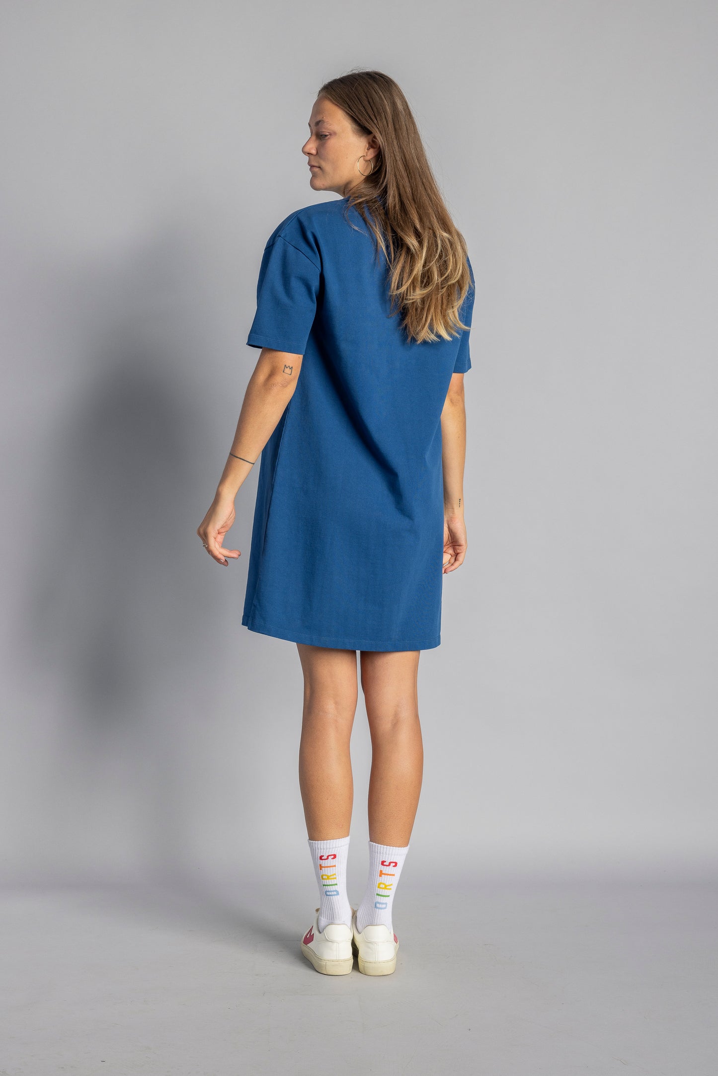 T-Shirt Kleid Ladies, Atlantikblau