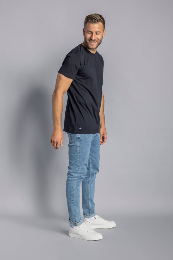 Premium Blank T-Shirt SLIM, Schwarz