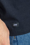 Recycled Cotton Logo Oversized T-Shirt, Schwarz