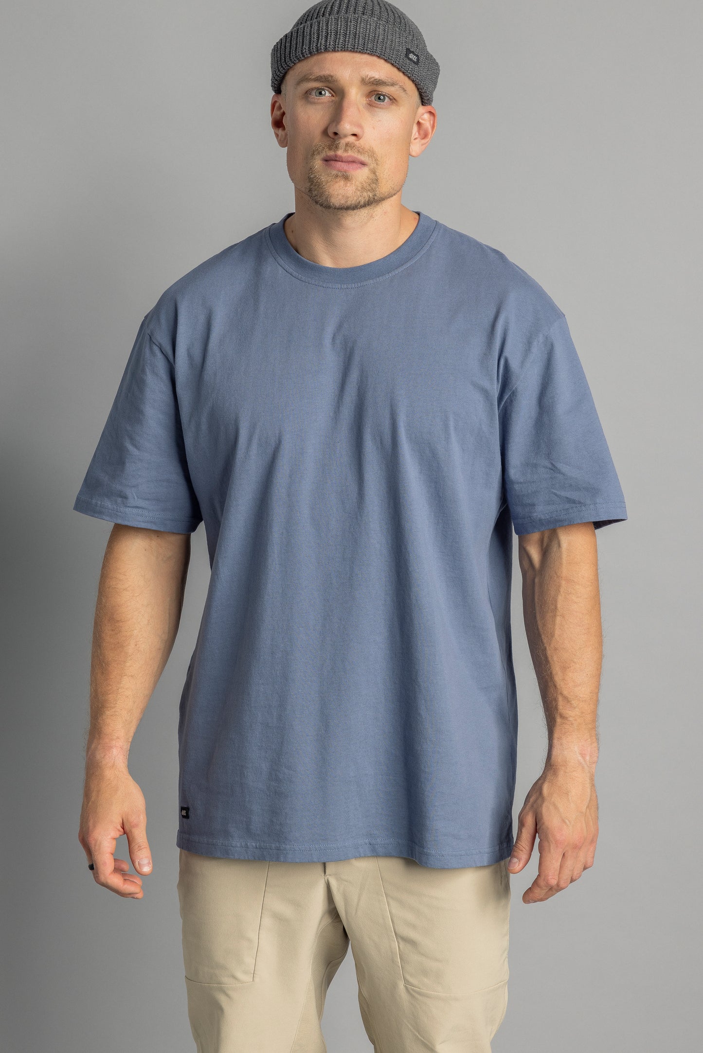 Recycled cotton T-shirt OVERSIZED, aquamarine