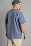 Recycled Cotton T-Shirt OVERSIZED, Aquamarin