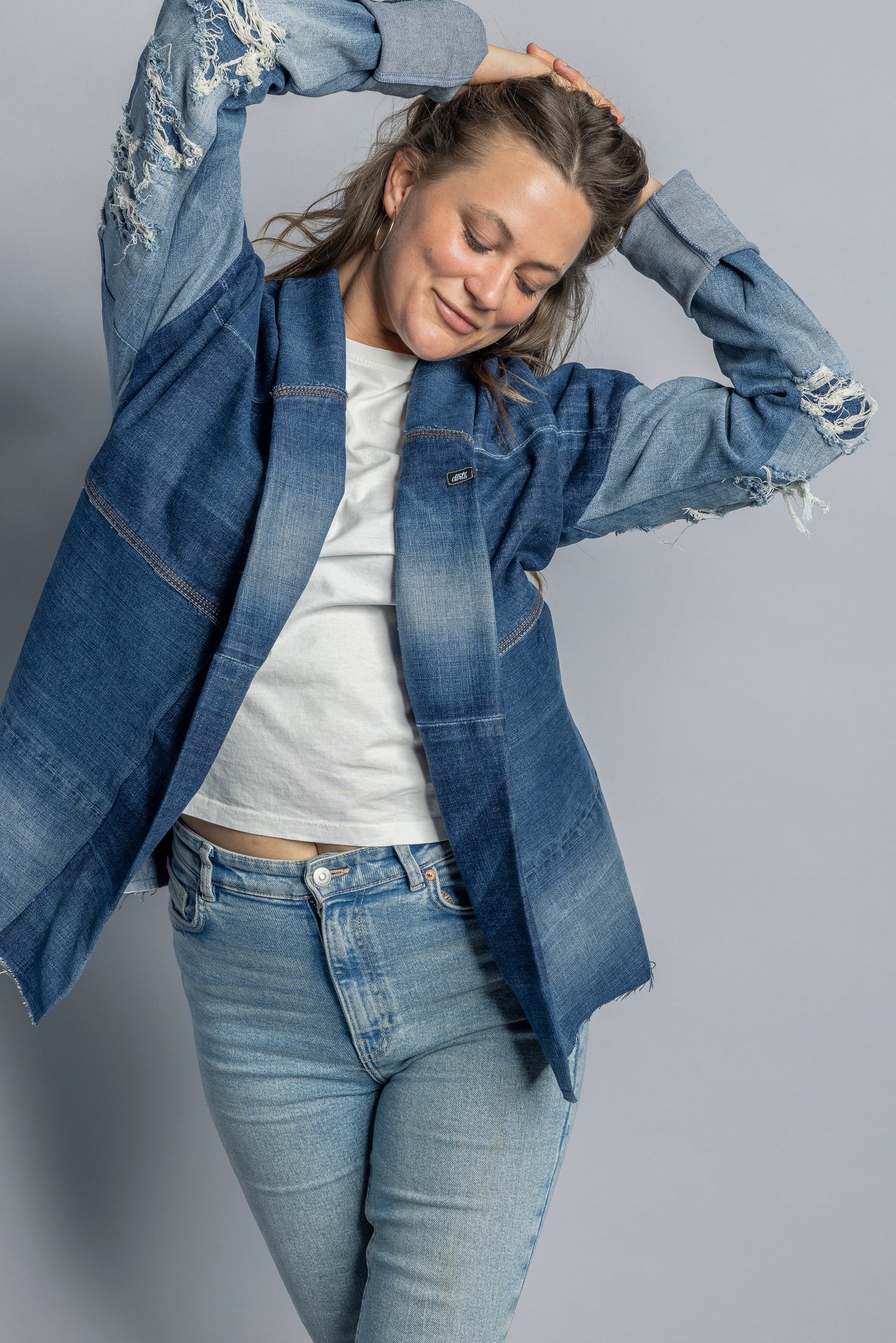 UPCYCLING Ladies Jeansjacke Gr. M