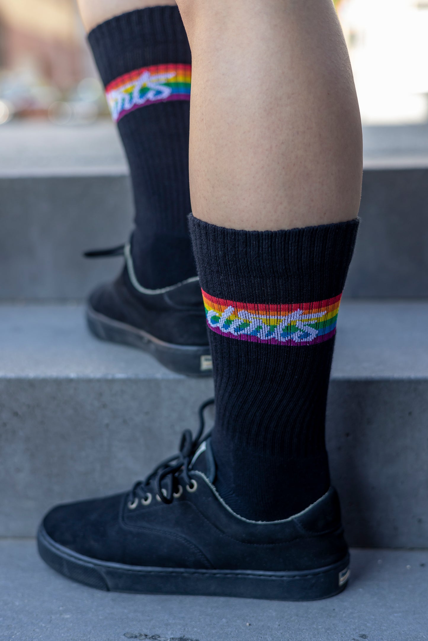 Rainbow Socks, Black