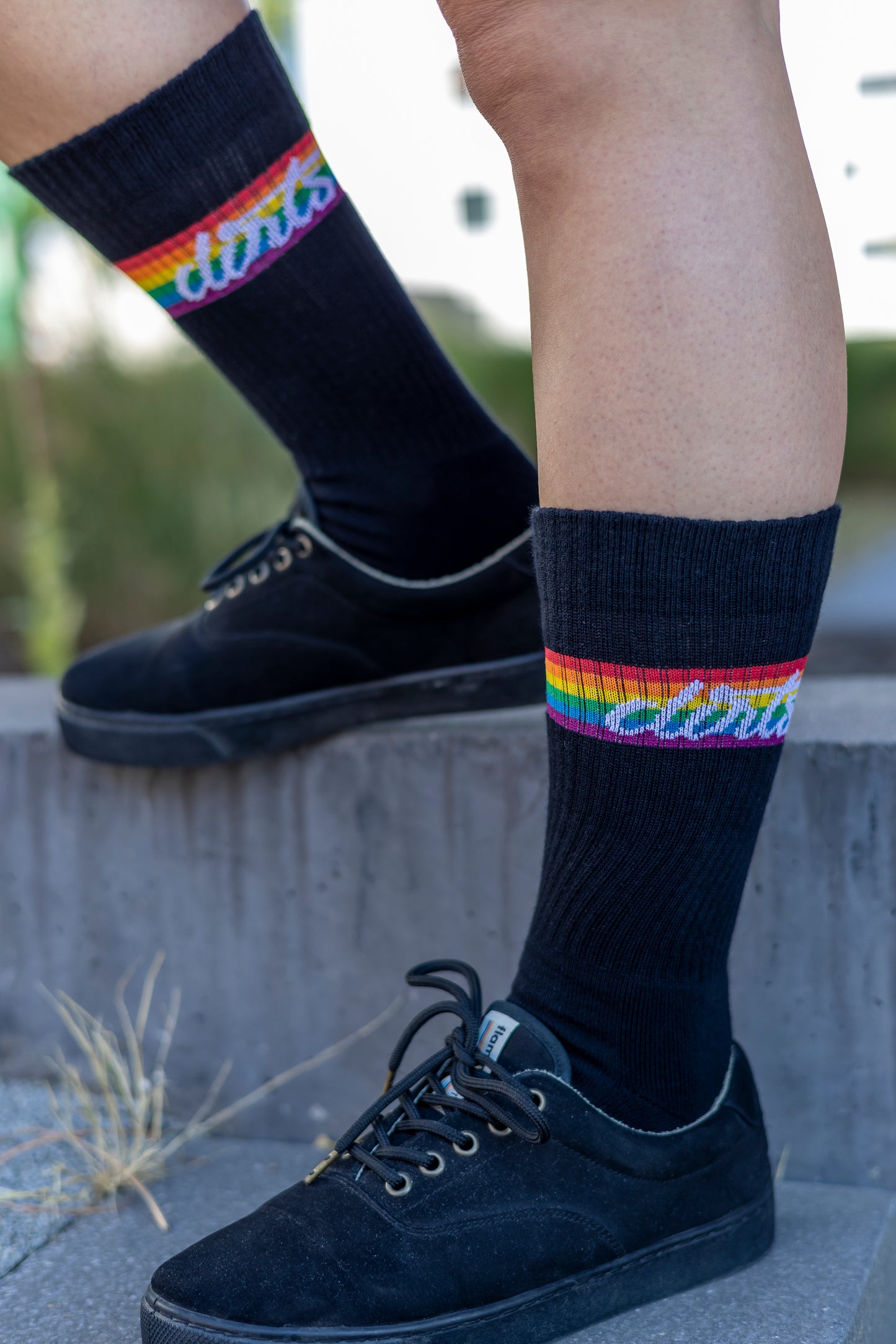 Rainbow Socks, Black
