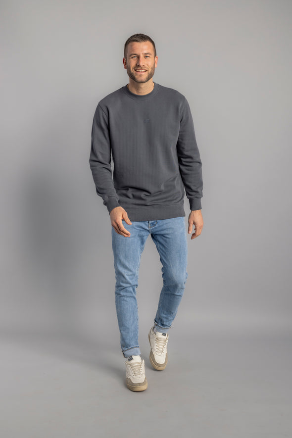 Logo Crewneck, Basalt