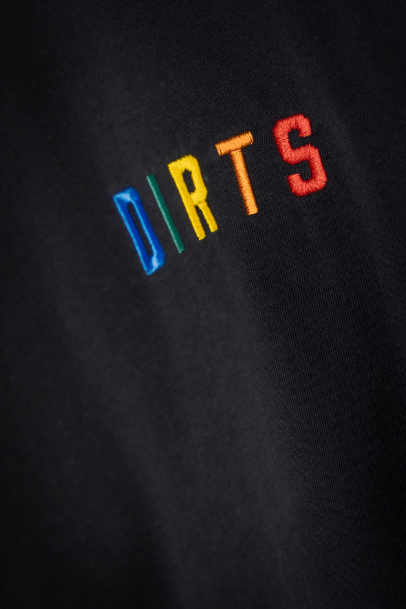 Rainbow Logo T-Shirt STANDARD, Schwarz