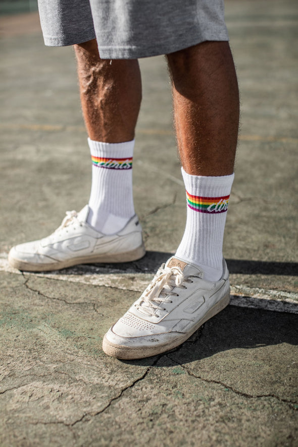 Rainbow Socks, Weiß