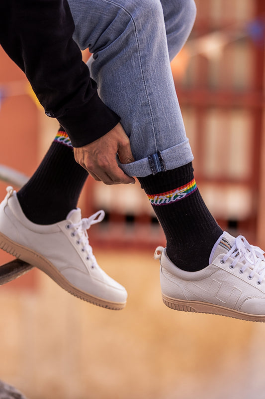 Rainbow Socks, Black